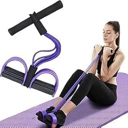 Multifunctional Resistance Band Pull Rope Sit-Up Exercise Band for Home Workouts, Body Toning Muscle Training Pedal Exerciser Yoga Crossfit Portable Fitness Equipment for Women & Men-picture-26