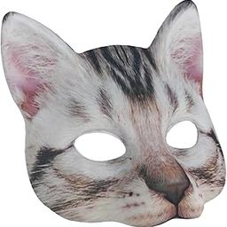 atorse Cat Mask Cosplay Role Play Halloween Mask for Masquerade Night Clubs Parties|Clothing, Shoes & Accessories|Costumes, Reenactment, Theater|Accessories|Masks & Eye Masks-picture-36