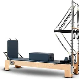 Raddzy Maple Reformer Bed with Half Tower – Premium Pilates Exercise Machine for Home Gym & Studio Professionals | Full Body Workout Machine, Adjustable & Durable Fitness Equipment-picture-12