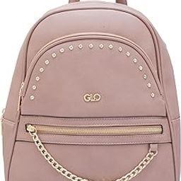 globus Women Taupe Solid Smart Casual 4 Compartment 5 L Backpack-picture-48