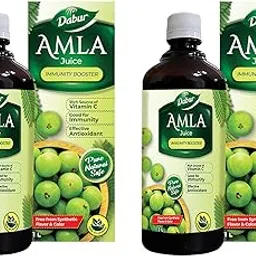 Dabur Amla Juice -1L | Rich Source of Vitamin C | Effective Antioxidants for Immunity boosting | Pure, Natural and 100% Ayurvedic Juice (Pack of 2)-picture-27