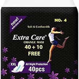 Zuvairiya Sanitary Pads for women XXL- Heavy Flow | All Night Protection | Super Absorption | Ultra-Thin & Soft | 100% Rash Free | 320mm Disposable Period Pad (Pack of 40 XXL Pads+10 Panty Liner)-image-6