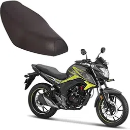 KSHEERI CB Unicorn 160 Bike Seat Cover Protect from Rust and Dust, PU Leather Waterproof Durable Seat Cover (Black)-picture-23