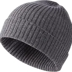 Gajraj Winter Beanie Hats for Men Women, Fleece Lined Beanie Soft Warm Knit Hat Ski Cuffed Cap-picture-18