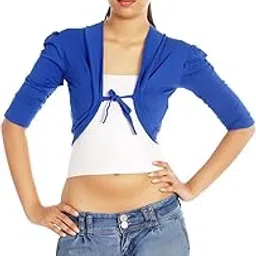teemoods Women's Viscose Stylish and Fashionable Short Shrug, Summer Shrugs for Women-picture-26