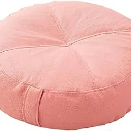 VELURA Round Floor Pillow Premium Small for Yoga Sofa Bed Adults Kids Floor Seating Pink|1 Round Floor Pillow|Pillows| Home D?©cor |Home & Garden-picture-12