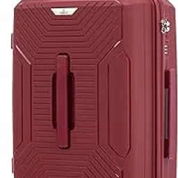 the clownfish Skyroller Series Small 20 Inch Cabin Trolley Bags For Travel | Hard Sided Suitcase For Travel With Metal+Abs Trolley, Wheels, 360 Degree Rotation - Dark Red-picture-33