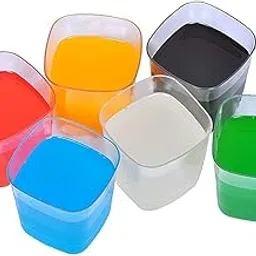 HAPPI Unbreakable Water and Juice Drinking Glass Set - Platinum Glass, Beer, Wine, Sharbat - Plastic PET Transparent Stylish Set, 6 Pieces, 250 Ml Each-picture-16