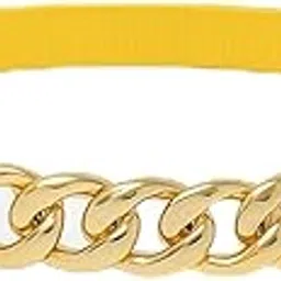 Women’s Fashion Belt with Gold Chain Design | Adjustable Free Size Waist Belt (Fits up to 38 Inches) | Stylish Trendy Belt for Dresses, Jeans & Tops-image-53