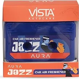 Vista Auto Care Aura Jazz Car Air Freshener – Cassette Style Dashboard Perfume | Long-Lasting Wooden Block Car Fragrance | Feel the Rhythm, Breathe the Vibe - 26g-image-47