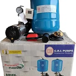 CRI 1 HP pressure Booster Pump with 24 ltr Pressure Tank And Float switch (BRISk Series) 0.75 KW 1ph-picture-56