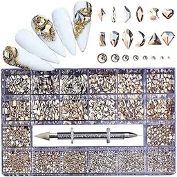 STYLEHEAVEN Crystal Rhinestone 3D Diamond Gem Nail Art Decor Diy Jewelry Making Style 4|Health & BeautyNail Care, Manicure & Pedicure|Nail Art Accessories-picture-56