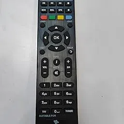Kerala Vision Digital TV Remote Control, Universal TV Control with Navigation Buttons, Black-picture-36