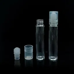 PUTHAK 10ml Plastic Roll On Bottles - Pack of 10 Refillable Transparent Bottles for Essential Oils, Deodorant, Cream & Lotion-picture-19