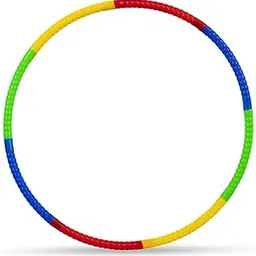 GOLS Plastic Adjustable Exercise Fitness Ring Octa Hula Hoop for Adult Kids (Multicolour, Size 46-75 Cms Diameters)-picture-18