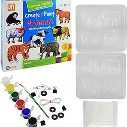 Ekta Mould and Paint Animals Playset (8 Designs) image 1
