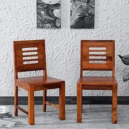 Winntage Furniture Sheesham Wood Dining Chairs Set of 2 for Dining Room Wooden Furniture Chairs Set Without Cushion for Dinner Room Living Room Home and Office - (Honey Finish) | 1 Year Warranty-picture-17