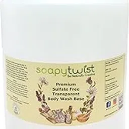 Soapy Twist Sulfate Free Transparent Body Wash Base (750g) SLS, SLES, Paraben Free-picture-30