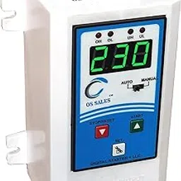 Ocean Sales Digital Fully Automatic Water Level Controller with high Voltage, Low Voltage, Overload and Dry Run Protection for monoblock Motor-picture-11