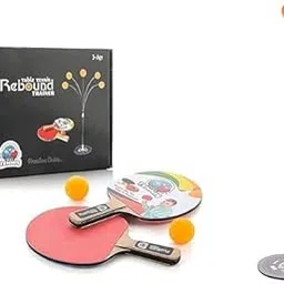 ARTECO Table Tennis Trainer Toys for Kids & Adults | Rebound Rackets and Balls Base Training Practice Set | Outdoor Indoor Games for Boys & Girls (Rebound Rackets)-picture-22