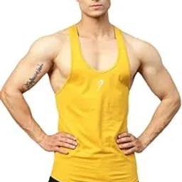 fuaark Men Gym Tank Tops Sleeveless Sport Vest image 1