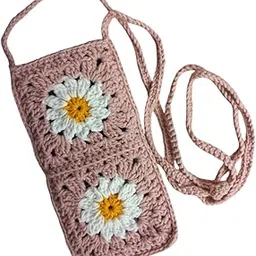 M/S DIGITAL HANDICRAFT Colour Multicolour Modern Crochet Cotton Handmade bag, Cotton Shoulder bag Reusable Bag Crochet Purse Market Bag phone mobile bag stylish mobile bag-picture-31