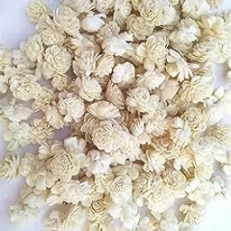 Dry Assorted Artificial Flower Mini Rose (White, 3.5cm) 150 Piece, Artificial Flora-picture-19