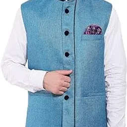 wintage Men's Rayon Bandhgala Festive Nehru Jacket Waistcoat- Available in 18 Colors-picture-42