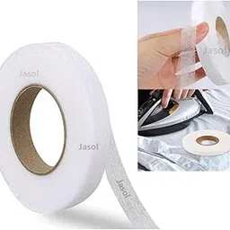 Jasol Hem Tape Rivil Civil Fabric Fusing Tape Double Sided Adhesive Hem Tape Iron on Tape (White) Buckram Interfacing Interlining Fusible 100 Yards Sewing Accessory Adhesive (2 Pack)-picture-28
