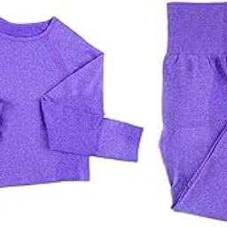 enakshi (label) Female Yoga Suits Fitness Tracksuits Tights Leggings Crop Top M Purple|Clothing, Shoes & Accessories-picture-26