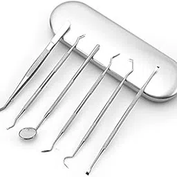 Dorakitten Dental Tools Set Portable 6PCS Multifunctional Lightweight Universal Dental Hygiene Kit Oral Care Kit-picture-38