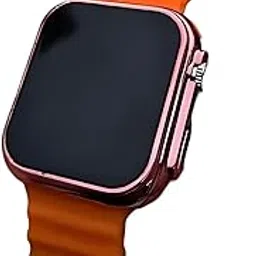 Modern Ultra Orange Color LED Display Sports Waterproof Fashionable Digital Watch for Boys Girls Kids Stylish Electronic Square Luminous Digital Watch-picture-26