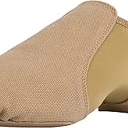 linodes Unisex 09 Canvas Upper Slip-on Jazz Shoe for Women and Men's Dance Shoes-picture-13