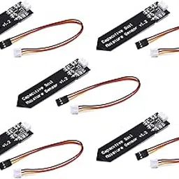 Capacitive Soil Moisture Sensor Corrosion Resistant for Arduino Moisture Detection Garden Watering DIY (Pack of 5PCS)-picture-16