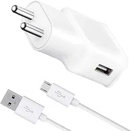 Fast Charger for Samsung Galaxy Tab A 8.0 Original Adapter Super Flash Vooc Fast Quick Qualcomm Charging Smart IC Technology with 1m Micro USB Data Cable (White, SMG, SE.N5)-picture-12