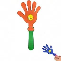 Hand Clapper Noisemakers, 10.5 Inch Plastic Clapping Hands, Party Game Accessories, Set for Events and Party Cheering Props Hands Clapping Toy - Multicolor (Pack of 1)-picture-27