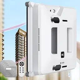 moupeaktain Remote Control Window Cleaning Robot, Wet & Dry Dual Mode, Intelligent Dual Water Tanks and Dual Water Jets-picture-27