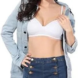 zivira Women's All Day Ultimate Lift Medium Padded - Everyday T-Shirt Bra Wirefree - Padded Cups, Adjustable Straps-picture-31