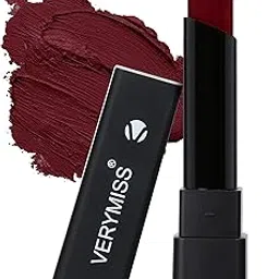 Verymiss Ultra Rich Matte Lipstick | Long Wearing Formula | High Color Payoff | Enriched with Vitamin E | Vegan | 3.5 gm | 306 Elegant-picture-49