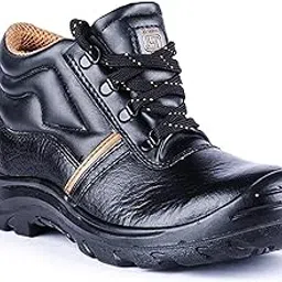 HILLSON Men Apache Steel Toe Isi And Ce Certified Protective Footwear Safety Shoes With 200J Toe Cap(Steel Toe,8) Black-picture-27