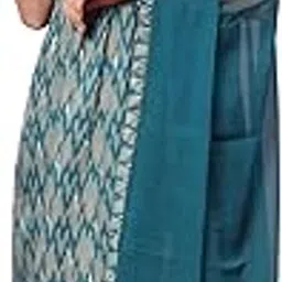vredevogel Women's Cotton Silk Kurta Pant Set with Nazmin Jacquard Lace Dupatta-picture-15