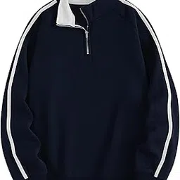 shaira fashion Men's Ultimate Sweatshirt, Lightweight Fleece Hoodie, Cotton Sweatshirt for Men I Boys Quarter Zip Pullover for Winter wear-picture-10