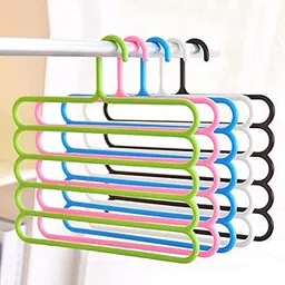 SpaceOrganizer 360-Degree Rotating Clothes Hanger, Multi-Purpose Wardrobe Organizer for Pants and Suits (5 Layer Clothes Hanger, 5PCS)-picture-24
