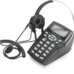 UniMarket® Call Center Wired Telephone, Improve Voice Clarity Rigid Design Freely Rotate Telephone for Office'-picture-29