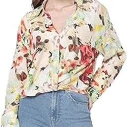 vero moda Women's Floral Regular Fit Shirt image 1