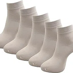 rc. royal class Men's Ankle Length Cotton Plain Solid Formal Socks (Pack of 5 Pairs)-picture-21