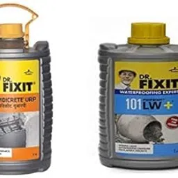 Dr. Fixit 301 Urp Latex 1Ltr & 101 Lw+ Pidiproof 1Ltr - Waterproofing Jodi (1Ltr Each)-picture-21