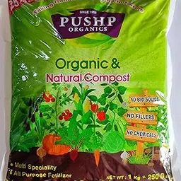 PUSHP ORGANICS Multi Specialty Compost Fertilizer - 1 kg + 250g Additional-picture-50