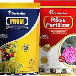 Gardenica Phosphorus And Rose Fertilizer Combo Rich Organic Manure for Fruiting and Flowering in Plants and Focused Organic Fertilizer Promotes Healthy Branches, Leaf Luxuriance-picture-53