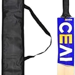 XTROKE CEAI Edition Popular Willow Cricket Bat with Bat Cover for Tennis Ball Grip Kids, Boys, Girls, Men, Wood (Size Full)-image-70